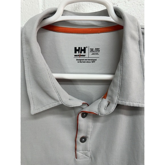 Helly Hansen Men's Mid Grey Kensington Tech Polo / Men's 3XL - Picture 3 of 4